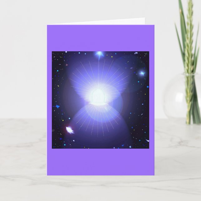 Tür zum Universum Feiertagskarte (Vorderseite)