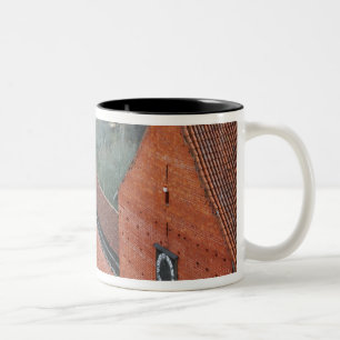 Turaida-Burg am Gauja-Fluss, Sigulda, Lettland Zweifarbige Tasse