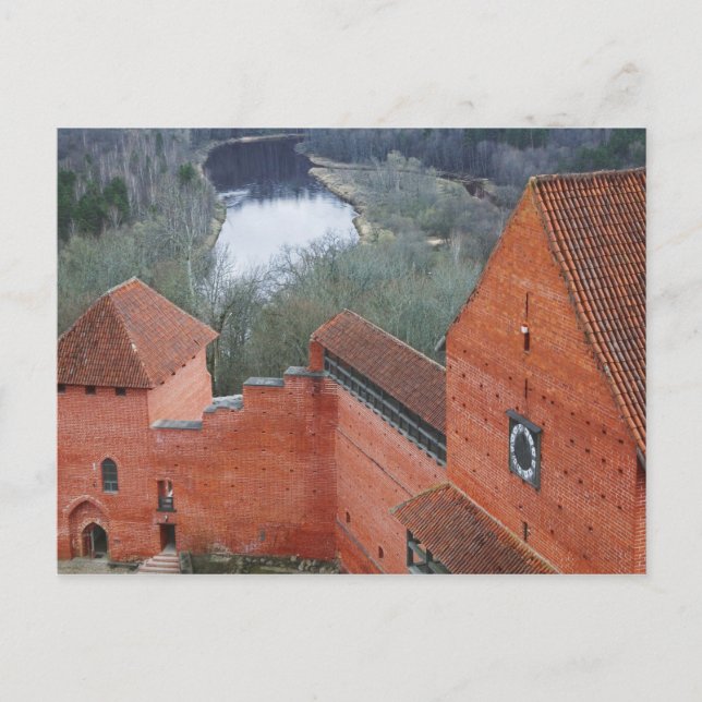 Turaida Castle by Gauja River, Sigulda, Lettland Postkarte (Vorderseite)