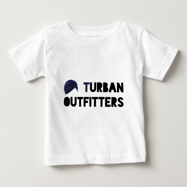 Turban-Ausstatter-Säuglings-T - Shirt (Vorderseite)