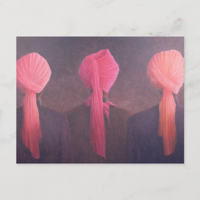Turban Triptych Postkarte (Vorderseite)