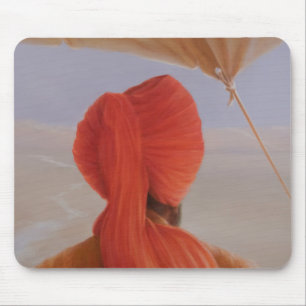 Turbaned backview mit dem Tenting Mousepad