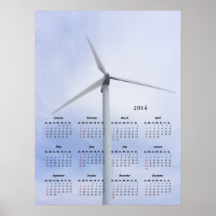 Turbinenkalender ~ Druck Poster