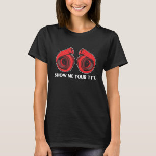 Turbo Boos Auto Tuning Tee Zeig mir deine Tts