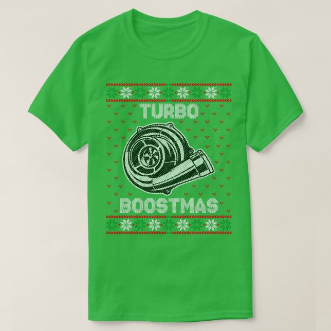 Turbo Boostmas Turbo Boost Weihnachten T-Shirt (Design vorne)