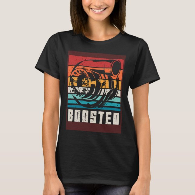 Turbo Car Boosted Car  Car Racing T-Shirt (Vorderseite)