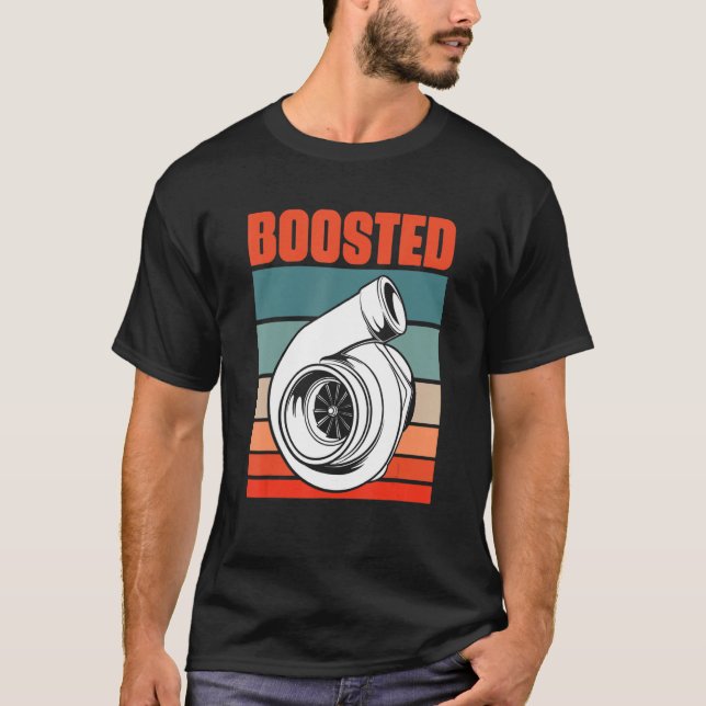 Turbo Car Boosted Car  Car Racing T-Shirt (Vorderseite)