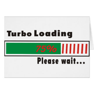 Turbo, der bitte lädt, warten
