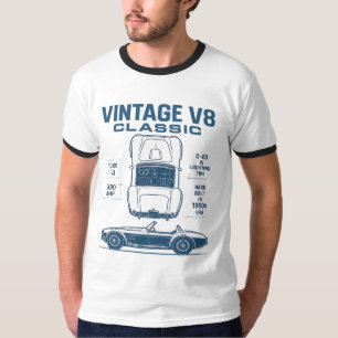 Turbo Legacy: Der Vintage V8 Classic T-Shirt