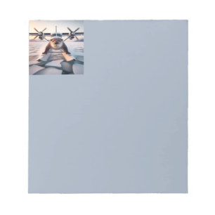 Turbo Prop Twin Motor Float Flugzeug Bush Kanada Notizblock