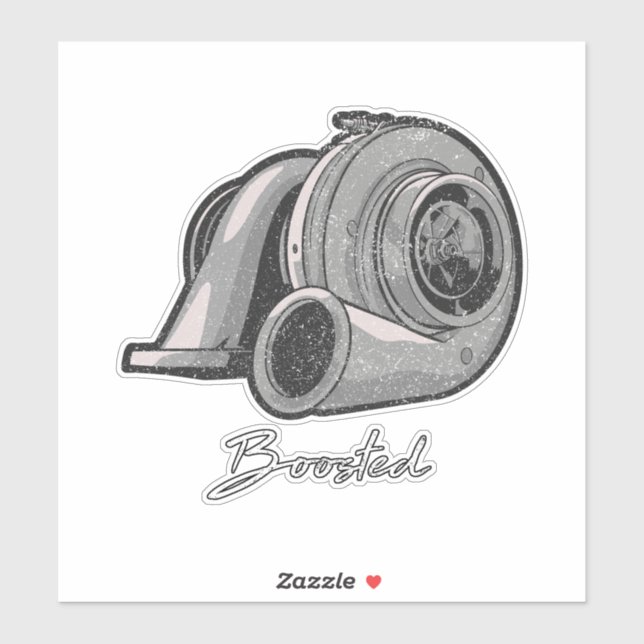 Turbo-Tuning Aufkleber (Blatt)