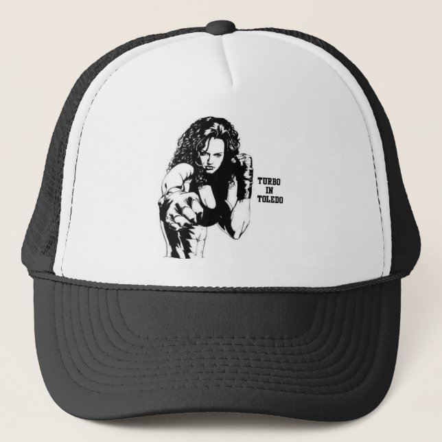 Turbointoledogirl Hut Truckerkappe (Vorderseite)
