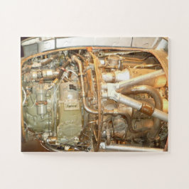 Turboprop-Motor-Foto Puzzle