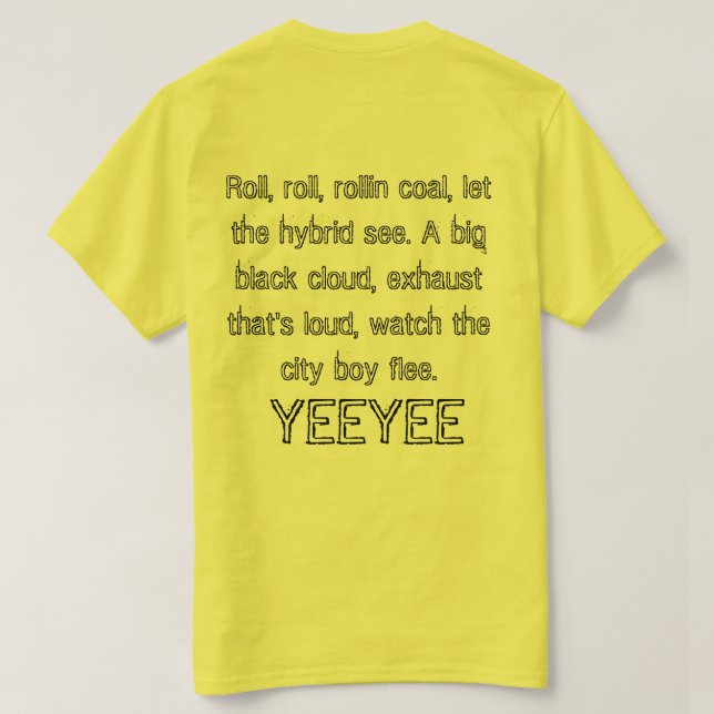 Turbospinnen T-Shirt (Design Rückseite)