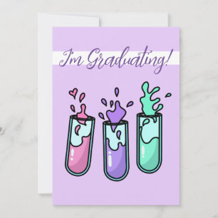 Turbulente Reagenzgläser Einladung