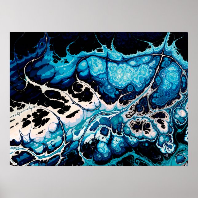 Turbulente See Poster (Vorne)