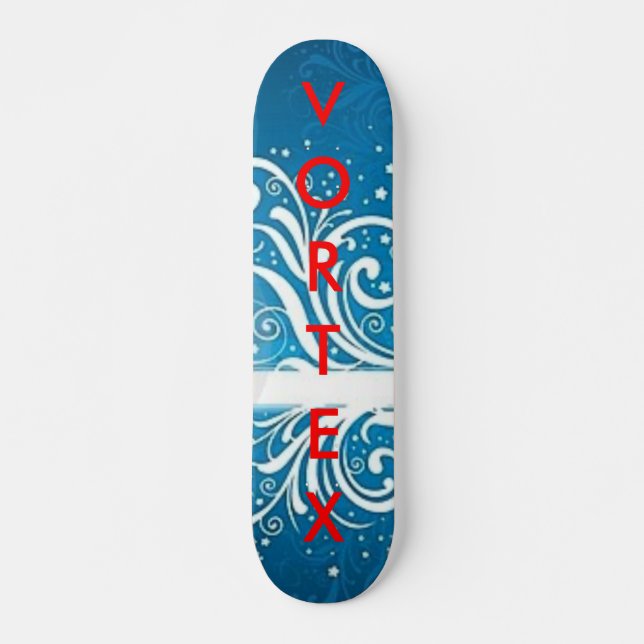 Turbulenz-blaue Reihe 2 Skateboard (Vorne)