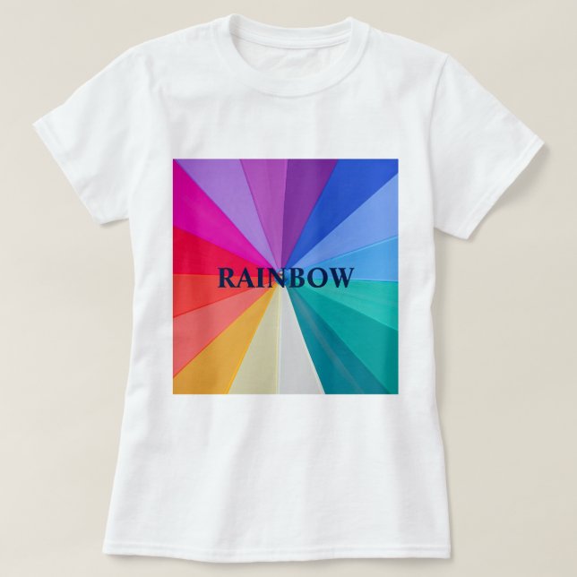 TURBULENZ DES FLOWY DER FARBfrauen WEG VOM T-Shirt (Design vorne)