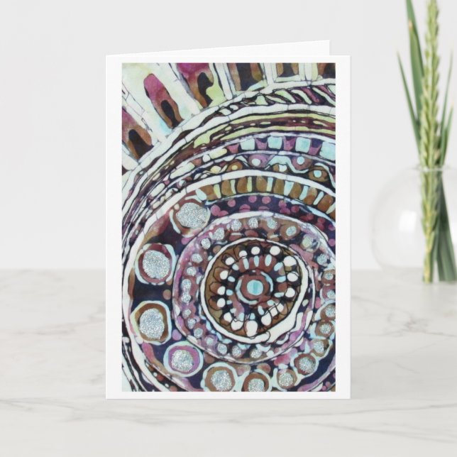 Turbulenz-Medaillon Karte (Vorderseite)