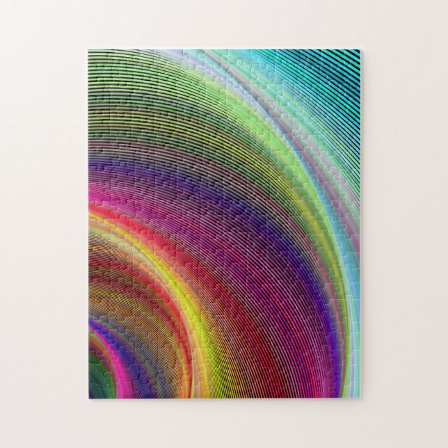 Turbulenz von Farben Puzzle (Vertikal)