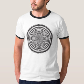 Turbulenzschwarzes T-Shirt