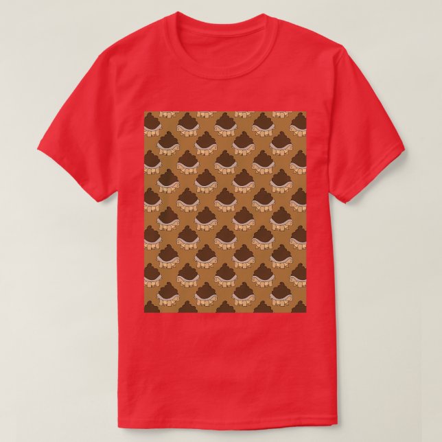 Turdle-Muster Graphic T-Shirt (Design vorne)