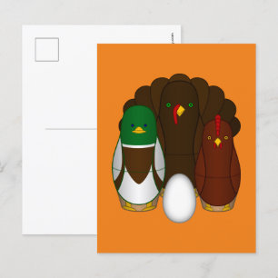 Turducken Postkarte
