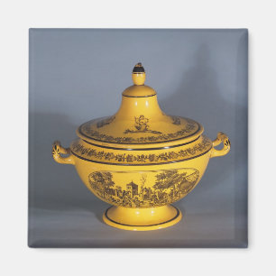 Tureen mit schwarzem Druckentwurf, c.1820 Magnet
