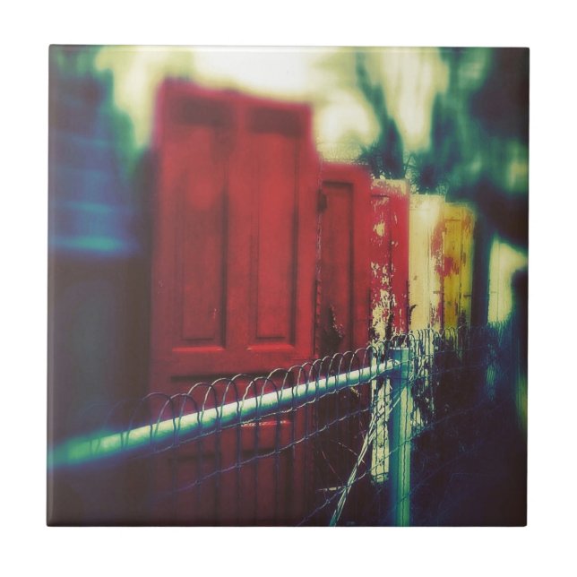 Türen des Datenschutzzauns Fliese (Vorderseite)