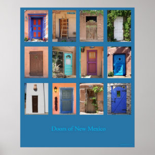 Türen in New Mexico Poster