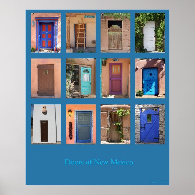 Türen in New Mexico Poster (Vorne)