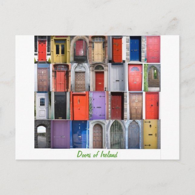 Türen Irlands Postkarte (Vorderseite)