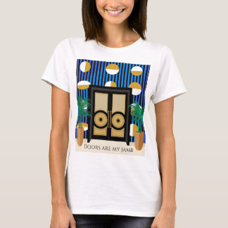 Türen sind mein Ding | Color Block Art Deco T-Shir T-Shirt