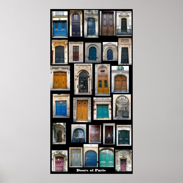 Türen von Paris Poster (Vorne)