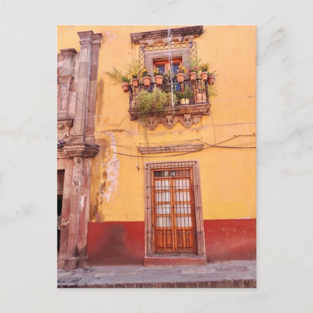 Türen von San Miguel De Allende, Guanajuato, Mexik Postkarte (Vorderseite)