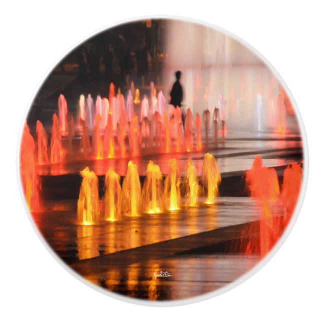 Türgriff, Foto, Mannesumriß Keramikknauf (Vorderseite)