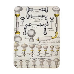 Türgriffe, von einem Geschäftskatalog inländisc Magnet