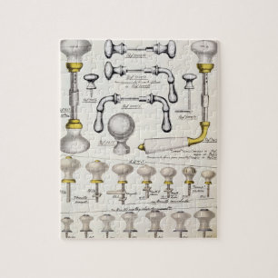 Türgriffe, von einem Geschäftskatalog inländisc Puzzle