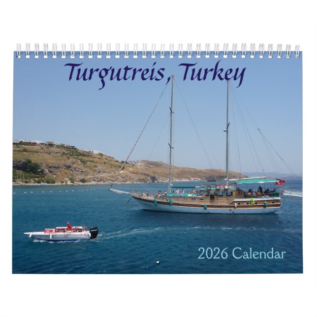 Turgutreis, Türkei 2026 Kalender (Titelbild)