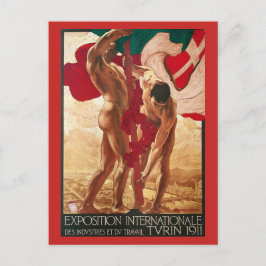 Turin 1911 Weltmesse Postkarte