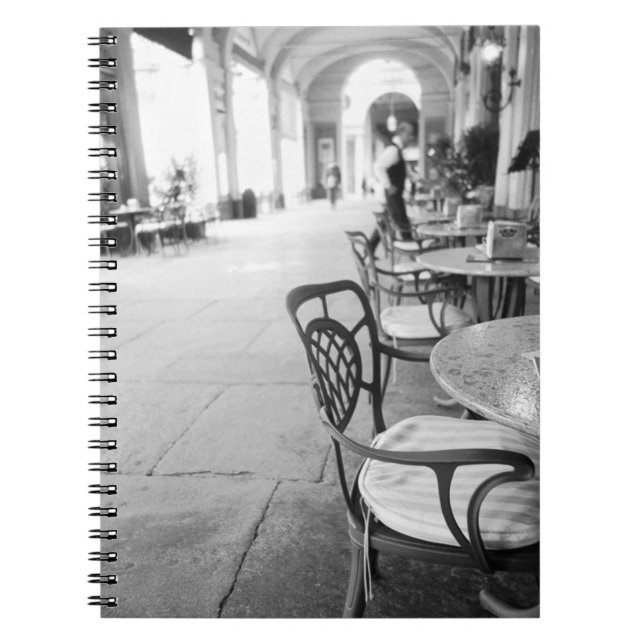 Turin Italien, Café und Archway Notizblock (Vorderseite)