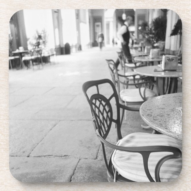 Turin Italien, Café und Archway Untersetzer (Vorderseite)