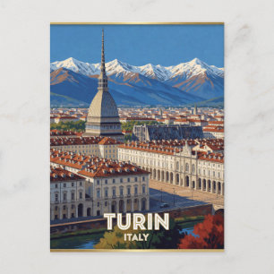 Turin Italien Mole Antonelliana Reise Szene 🏛️ Postkarte