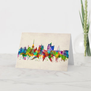 Turin Italy Skyline Feiertagskarte
