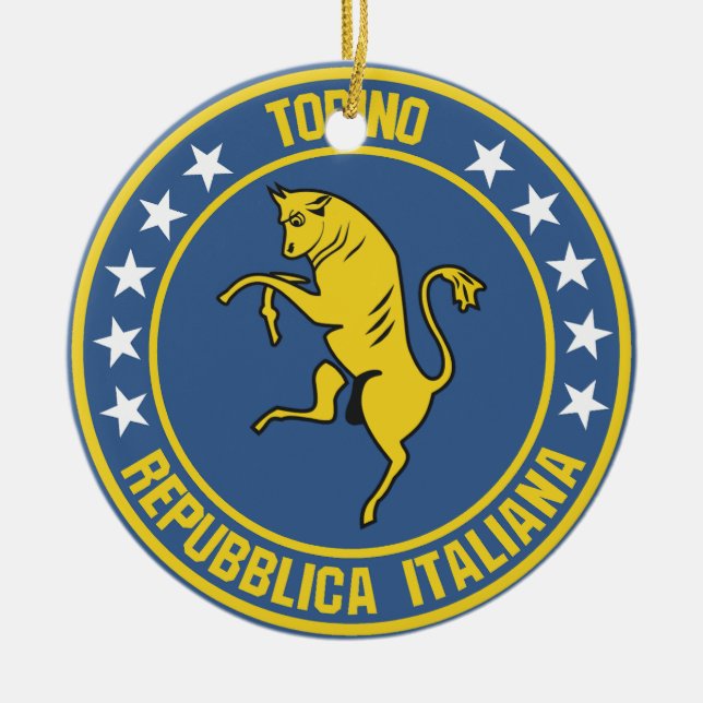 Turin Keramik Ornament (Vorne)