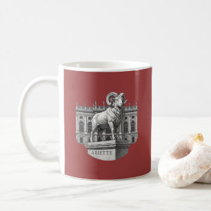 Turin Sabaudo Zodiac - Ariette Ram Design Kaffeetasse