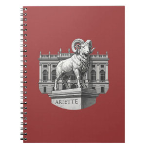 Turin Sabaudo Zodiac - Ariette Ram Design Notizblock