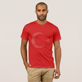 Türk Bayrağı - türkische Flagge mit T-Shirt