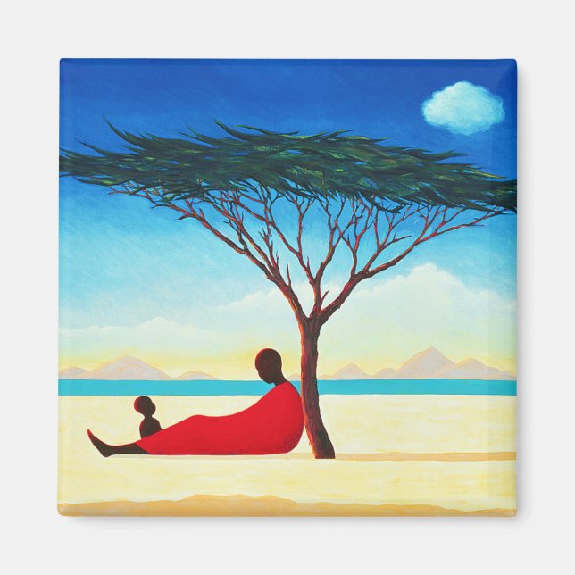 Turkana Nachmittag 1994 Magnet (Vorne)