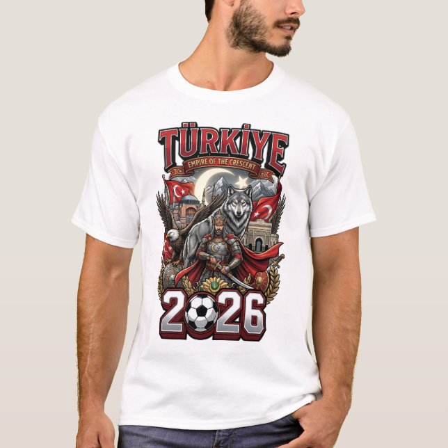 Türkei 2026 Fan T-Shirt (Vorderseite)